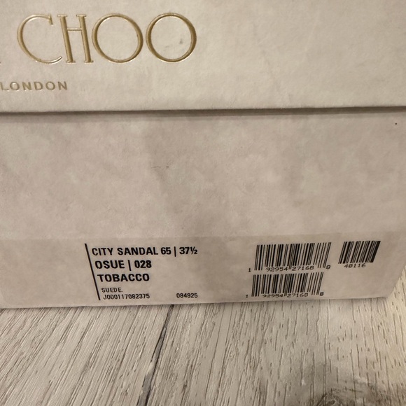 Jimmy Choo Dark Brown Suede Heels - Picture 3 of 3